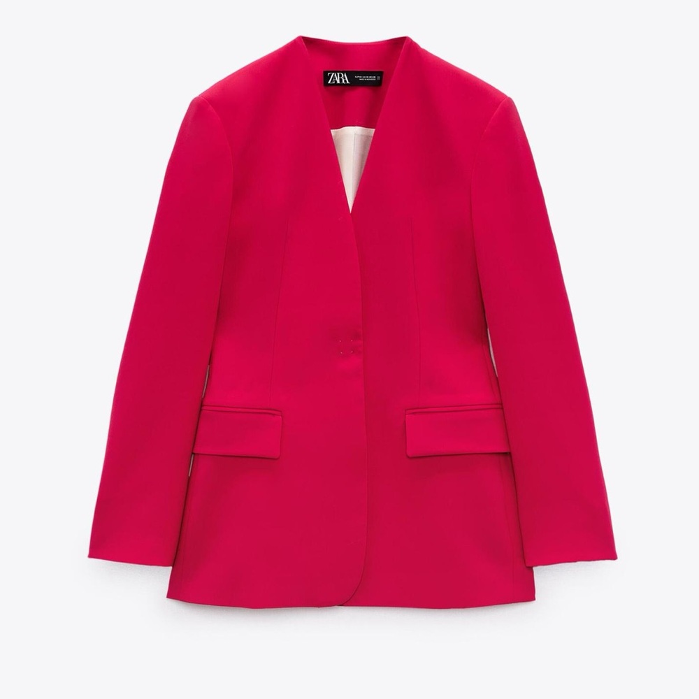 NWT Zara fuchsia blazer